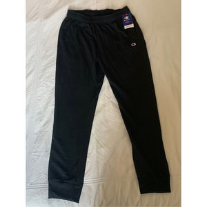 NEW - Champion Black Jogger Sweatpants (Large)